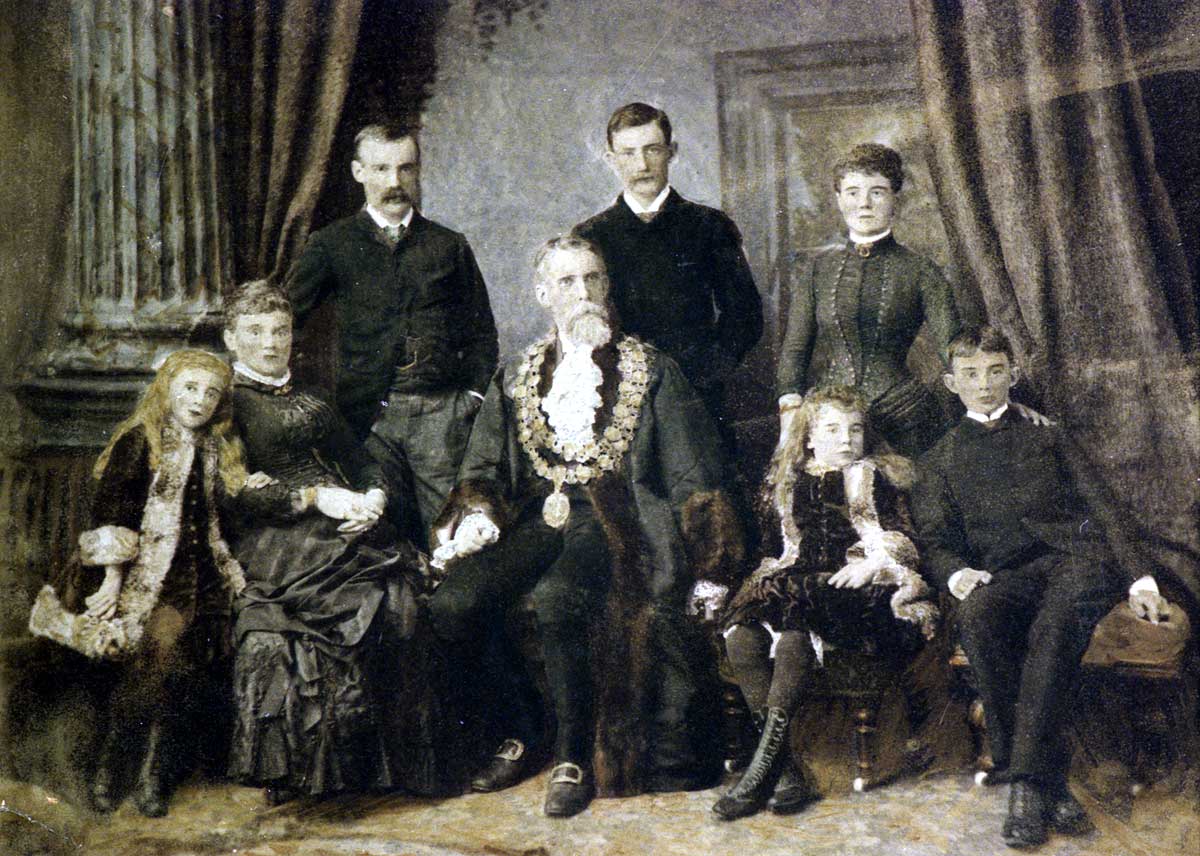 James Stewart, Mayor of Melbourne 1886, and his family.